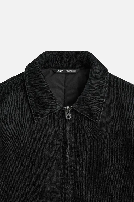 КУРТКА С ЭФФЕКТОМ ПОТЕРТОСТИ