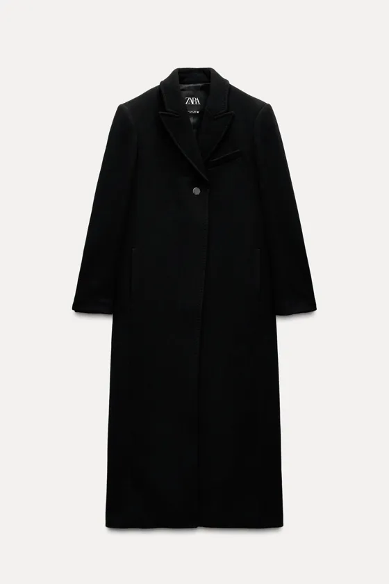 ДЛИННОЕ ПАЛЬТО ИЗ СМЕСОВОЙ ШЕРСТИ MANTECO — ZW COLLECTION