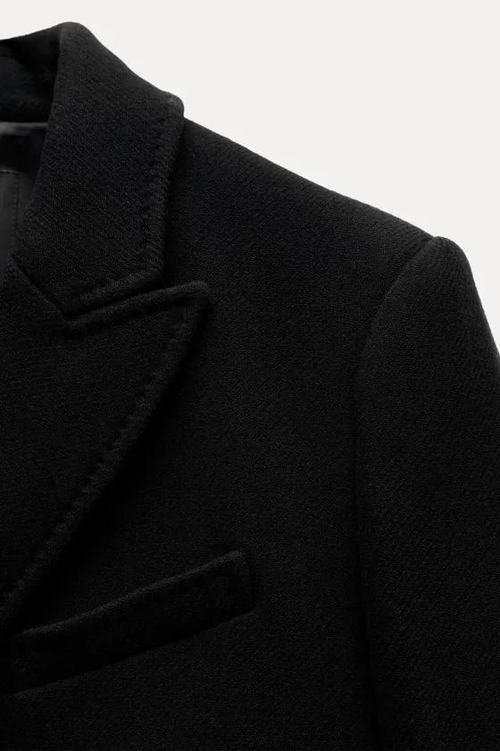 ДЛИННОЕ ПАЛЬТО ИЗ СМЕСОВОЙ ШЕРСТИ MANTECO — ZW COLLECTION
