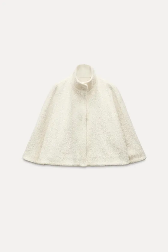 НАКИДКА ИЗ СМЕСОВОЙ ШЕРСТИ — ZW COLLECTION