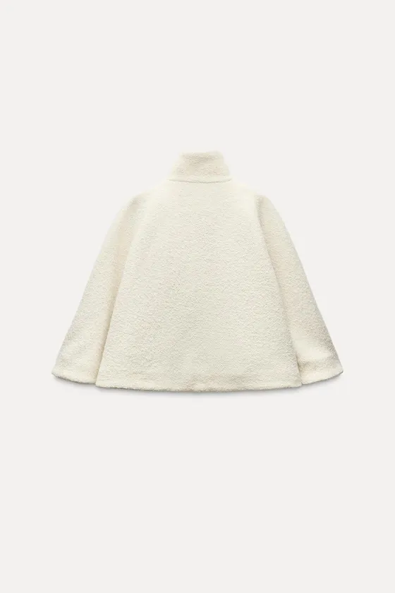 НАКИДКА ИЗ СМЕСОВОЙ ШЕРСТИ — ZW COLLECTION
