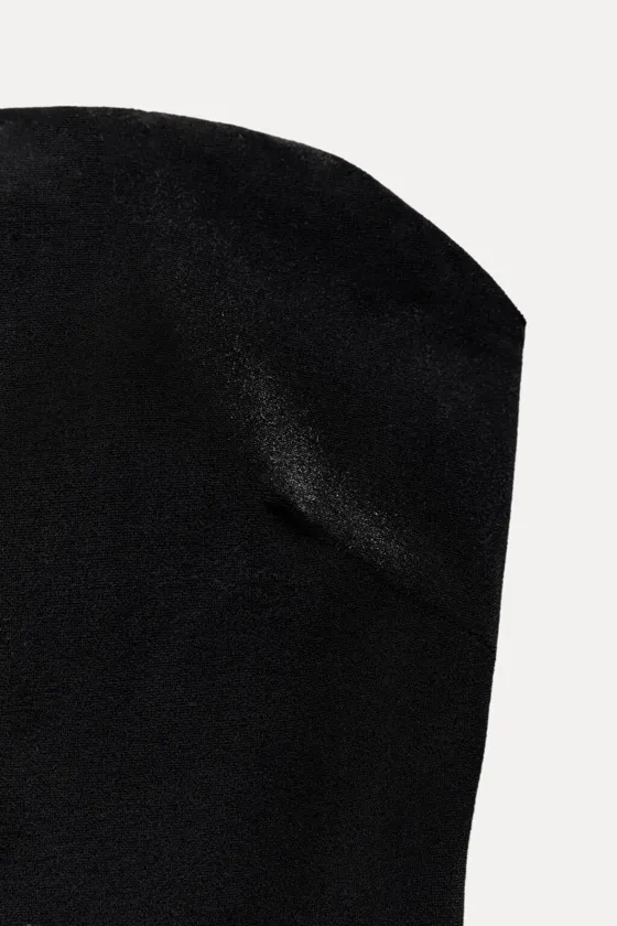 КОРОТКОЕ БАРХАТНОЕ ПЛАТЬЕ — ZW COLLECTION