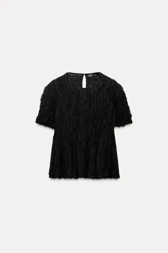 ТОП С НЕОБРАБОТАННЫМИ КРОМКАМИ — ZW COLLECTION