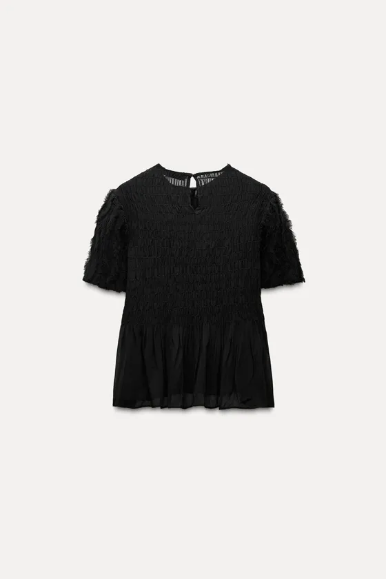 ТОП С НЕОБРАБОТАННЫМИ КРОМКАМИ — ZW COLLECTION