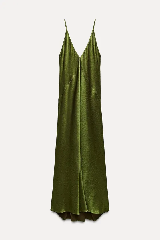 АТЛАСНОЕ ПЛАТЬЕ-КОМБИНАЦИЯ — ZW COLLECTION