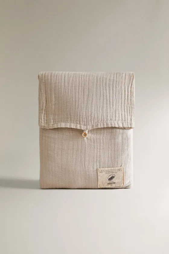 Набор постельного белья muslin moon mini cot sheet