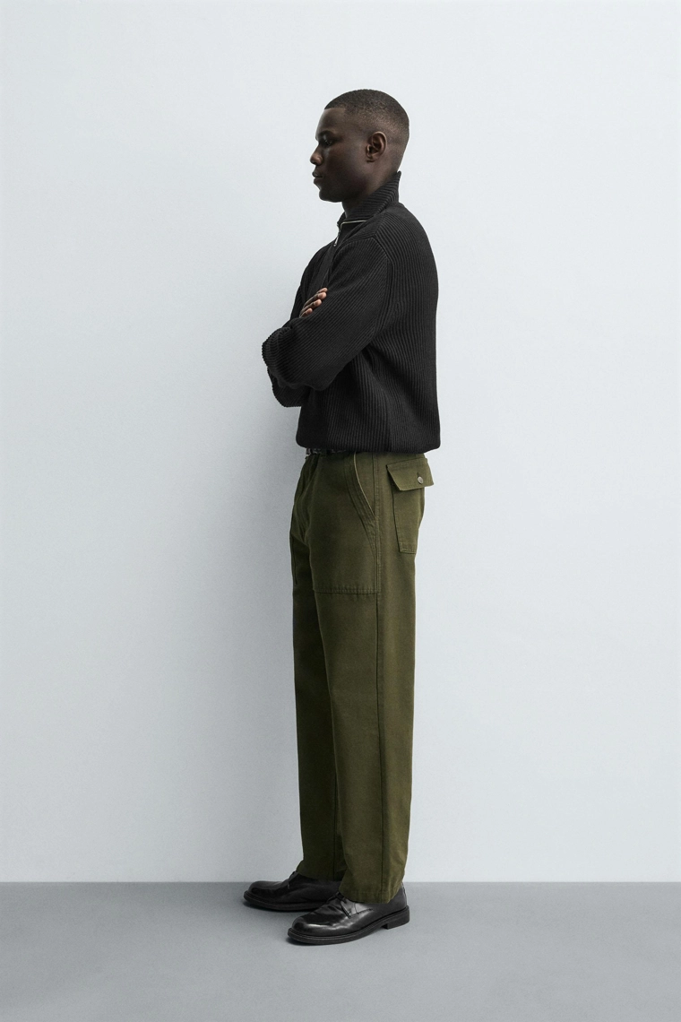 Джемпер с круглой высокой горловиной и молнией purl knit