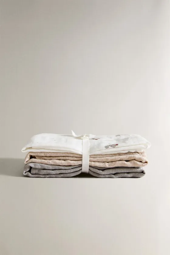 Набор детских муслиновых пеленок с утками (набор из 3 шт.)