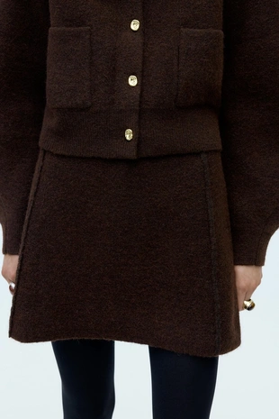 Мини-юбка с боковыми швами - Заказать в России