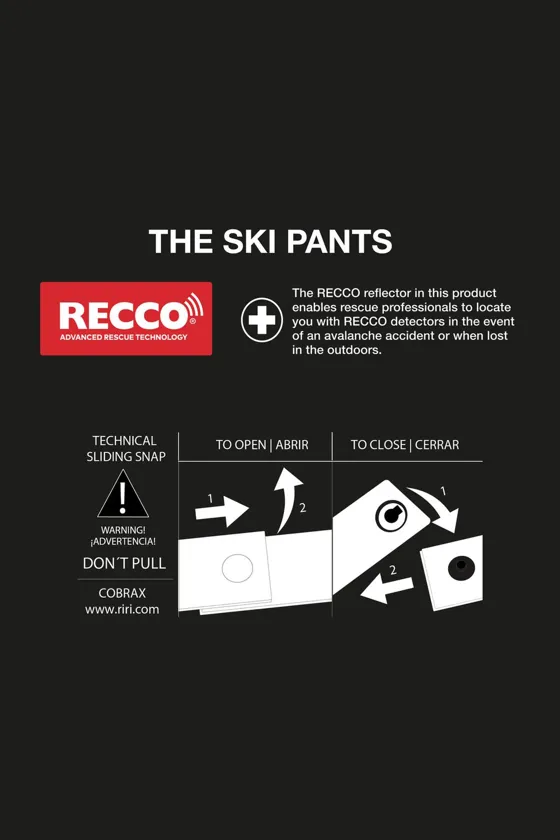 БРЮКИ FLARED WATER AND WIND PROTECTION С ТЕХНОЛОГИЕЙ RECCO® — SKI COLLECTION