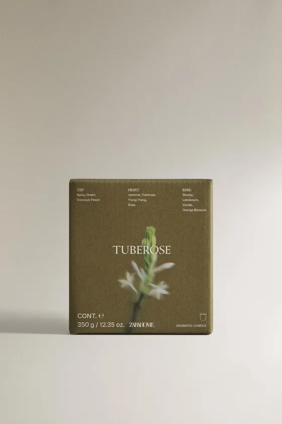 (350 g) ароматическая свеча с запахом туберозы