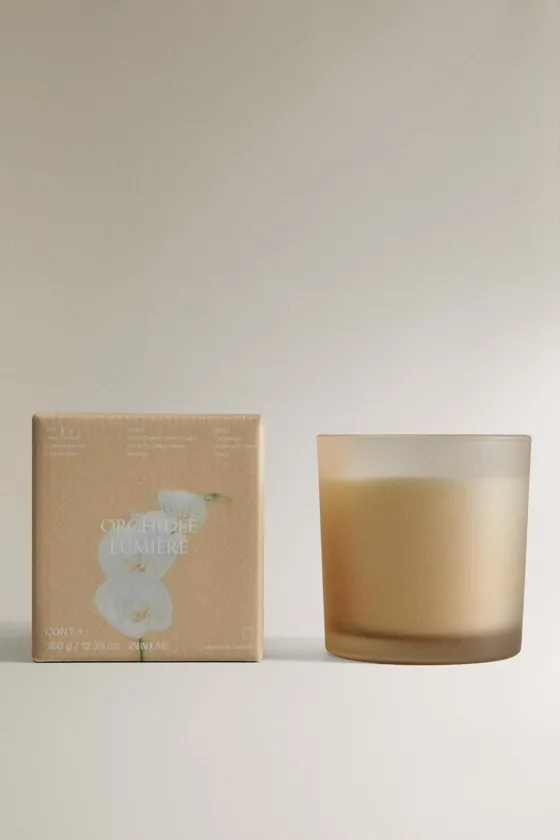 (350 g) orchidée lumière scented candle