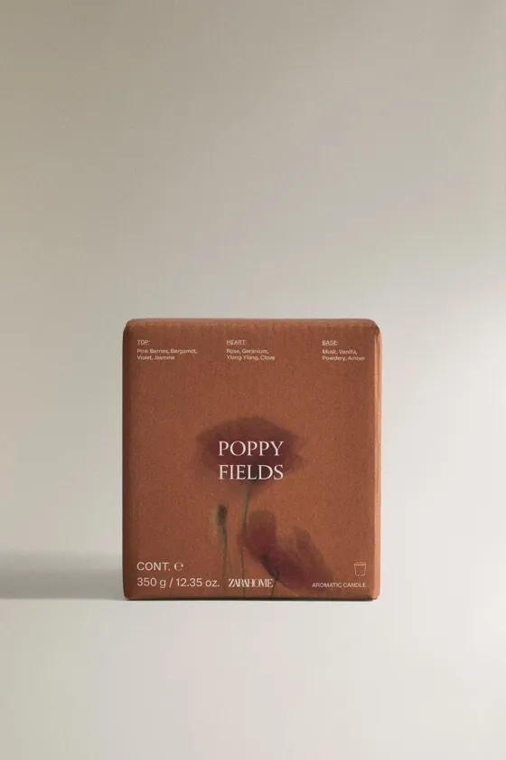 (350 g) poppy fields scented candle