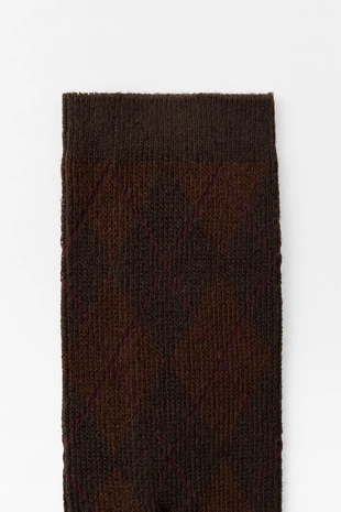 Носки с узором «ромбы»- Заказать в России