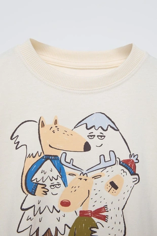 Футболка с принтом