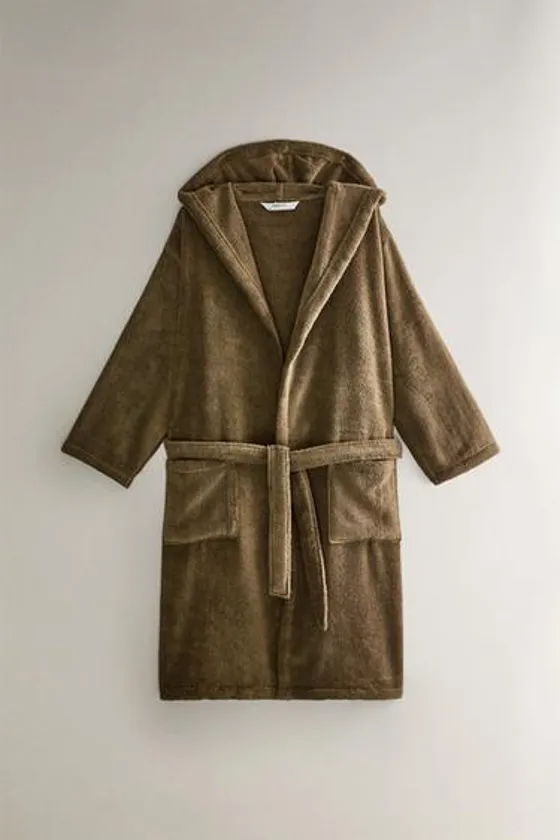 Халат с капюшоном extra soft (380 г/м²)