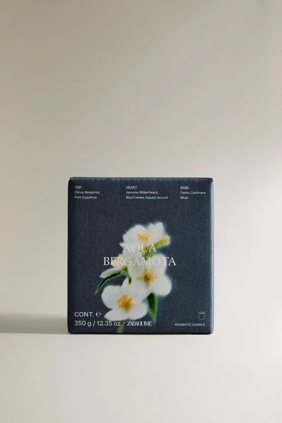 (350 г) ароматическая свеча aqua bergamot