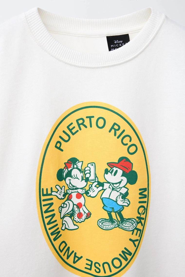 Футболка с принтом mickey and minnie mouse © disney