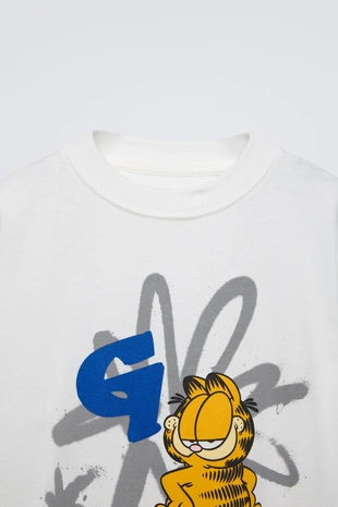 Лонгслив с принтом «кот гарфилд» © Paws Inc- Заказать в России