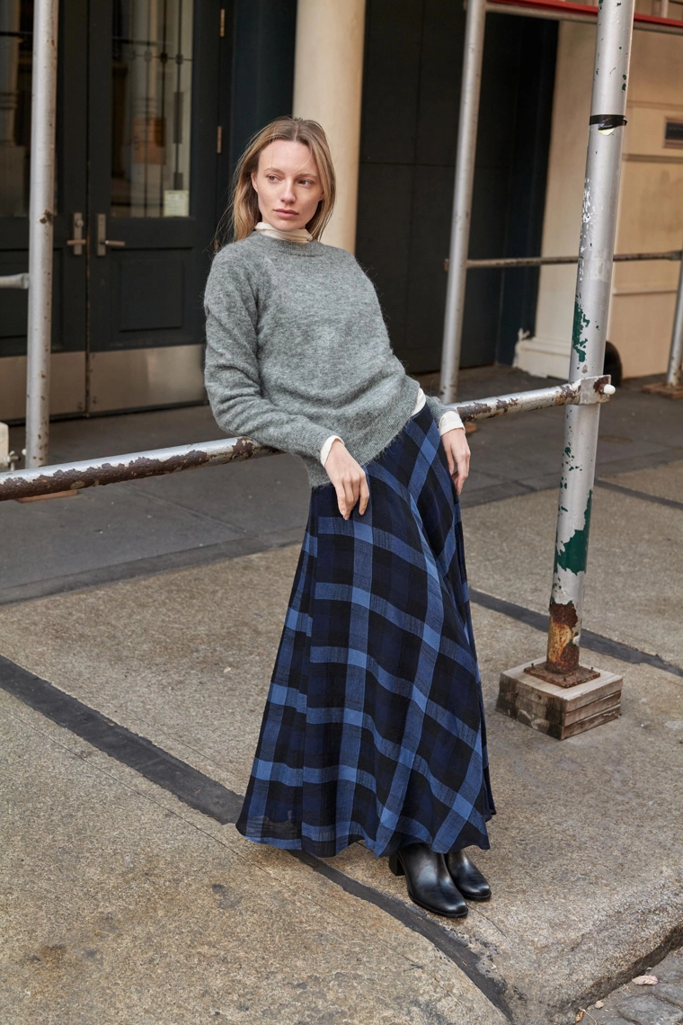 Свитер из шерсти и альпаки