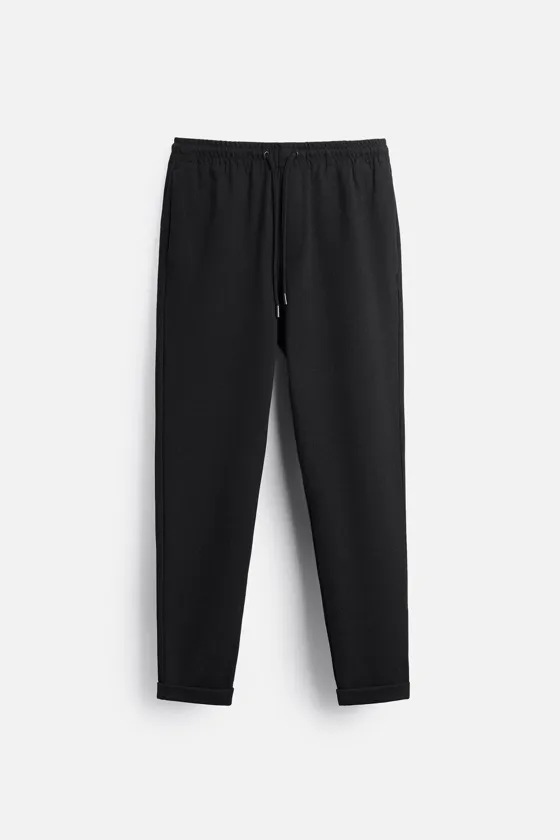 Брюки regular fit из комфортного эластичного материала