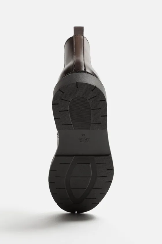 массивные ботинки  челси 