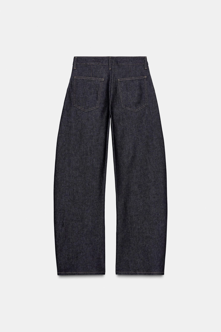 Джинсы с низкой посадкой и прямыми штанинами zw