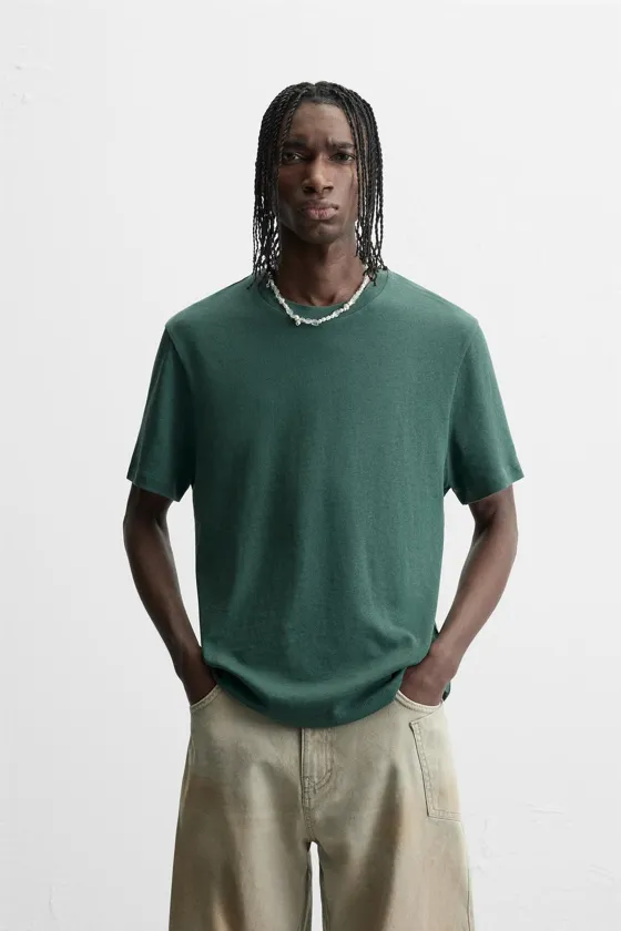 Базовая вязаная футболка