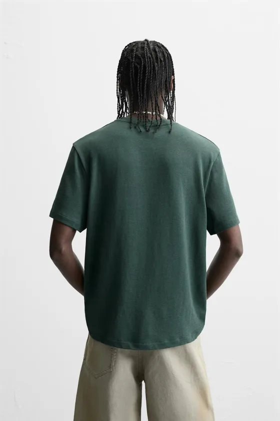 Базовая вязаная футболка