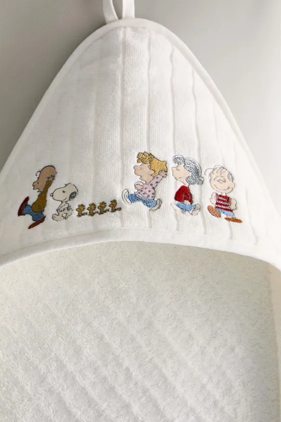 Детский простынный полотенец с капюшоном peanuts™
