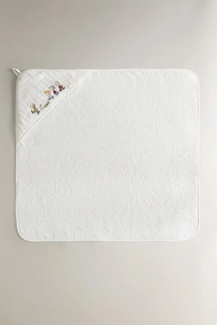 Детский простынный полотенец с капюшоном PEANUTS™- Заказать в России