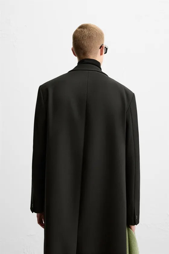 Zara Пальто оверсайз - Цвет черный - black | 0706/133