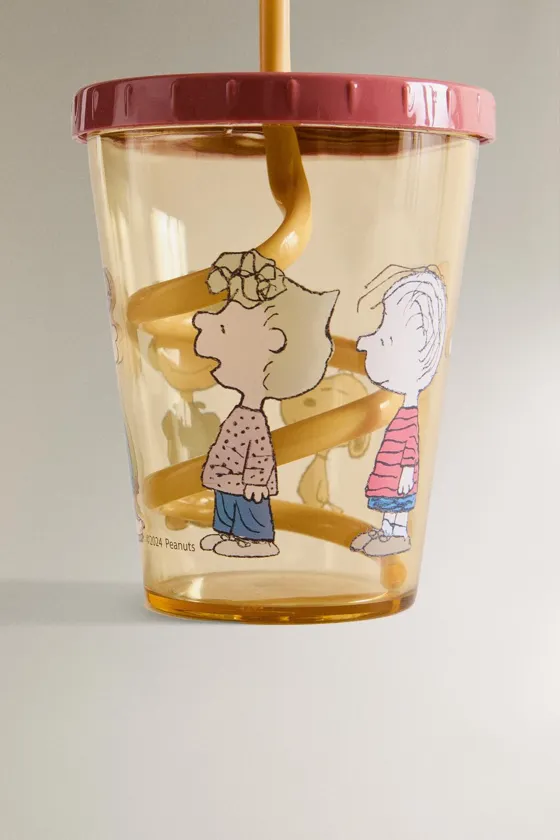 Детская кружка peanuts™ с трубочкой