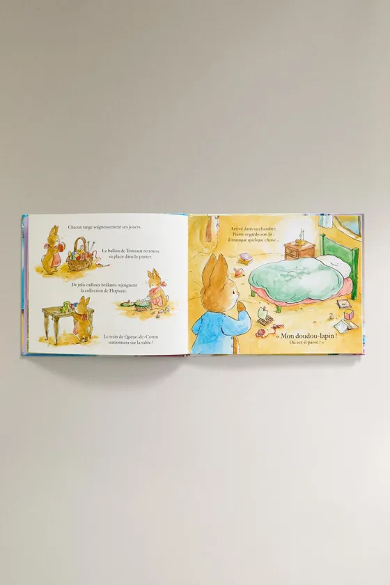 Детская книга пирре крольчонок и его любимец для сна