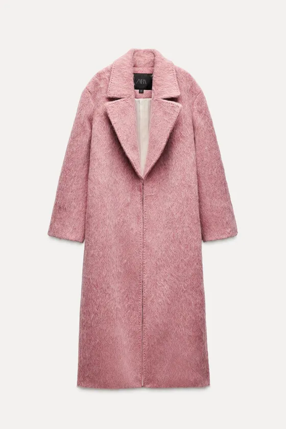 ПАЛЬТО ОВЕРСАЙЗ ИЗ СМЕСОВОЙ ШЕРСТИ — коллекция Zara «ZW»