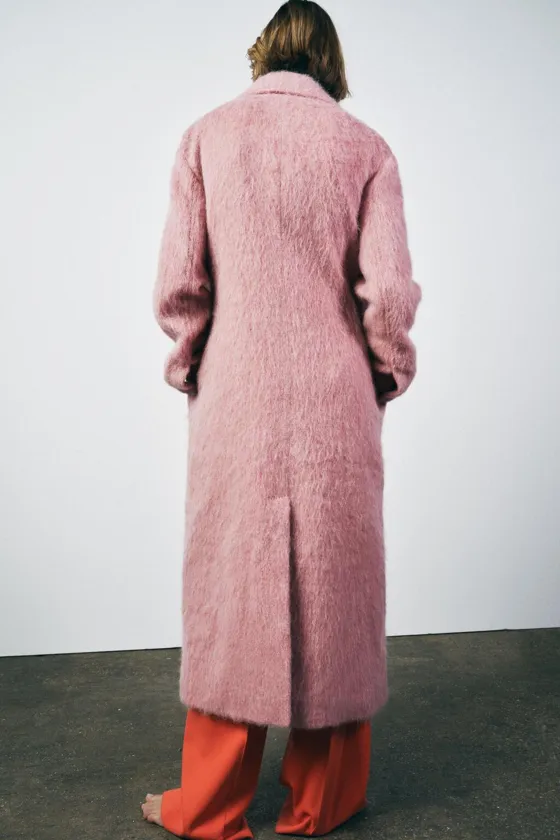 ПАЛЬТО ОВЕРСАЙЗ ИЗ СМЕСОВОЙ ШЕРСТИ — коллекция Zara «ZW»