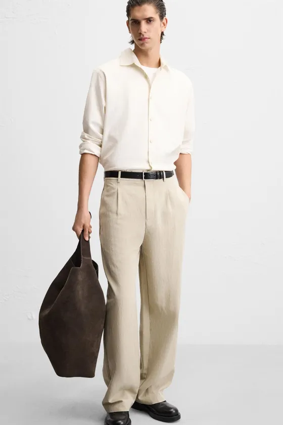 Джинсы с меховой отделкой