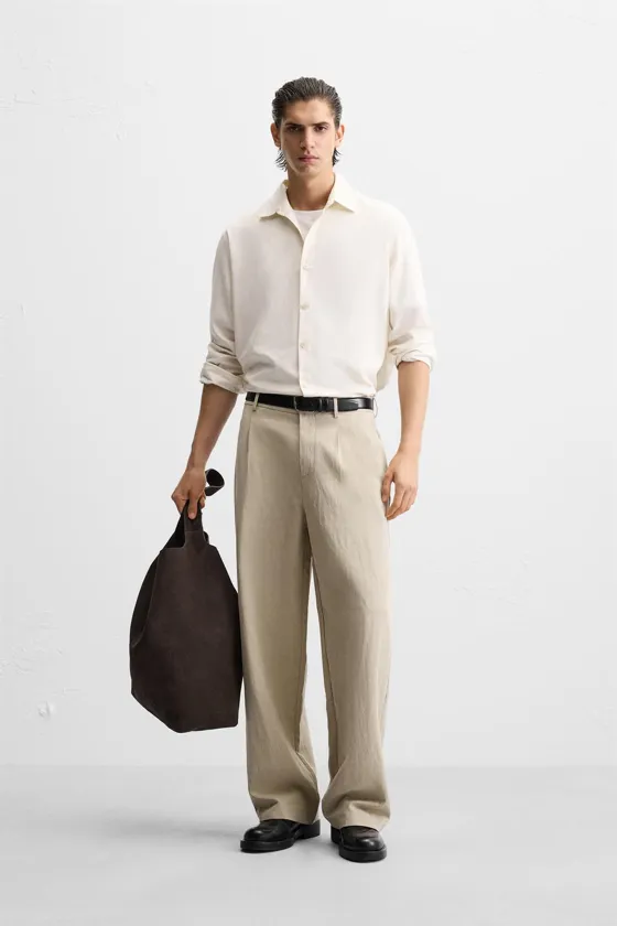 Джинсы с меховой отделкой