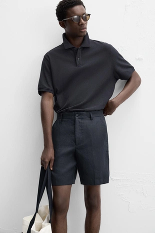 Шорты из 100% льна- Заказать в России