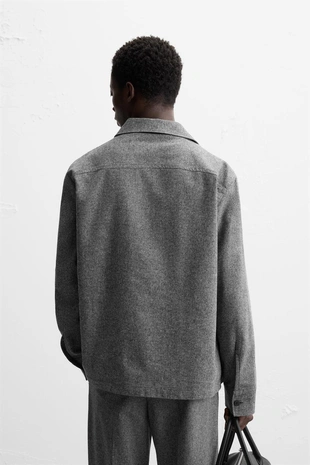 Куртка-рубашка из рельефной ткани - Заказать в России