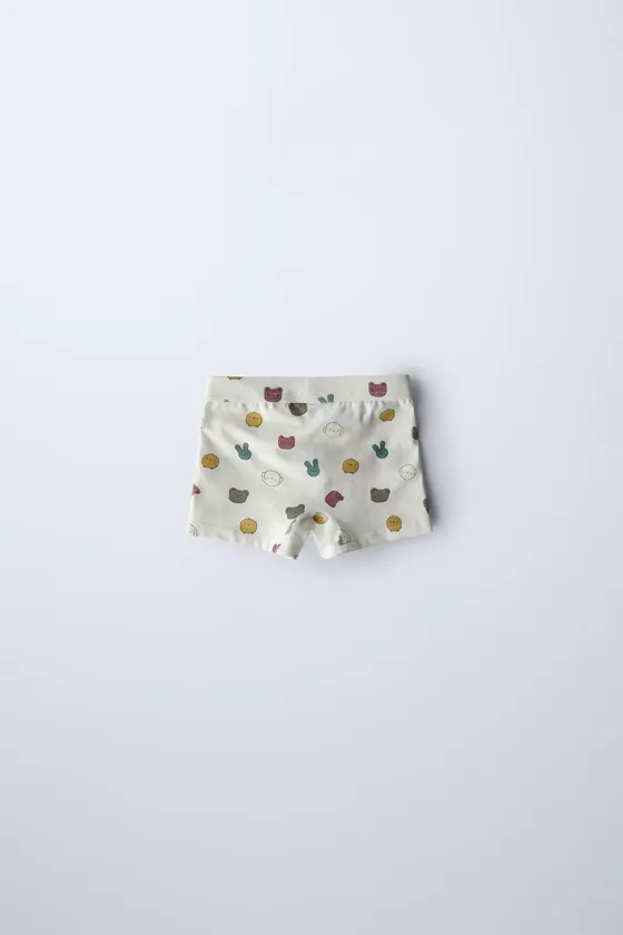 Пятерка трусов с животными для детей 3-6 лет