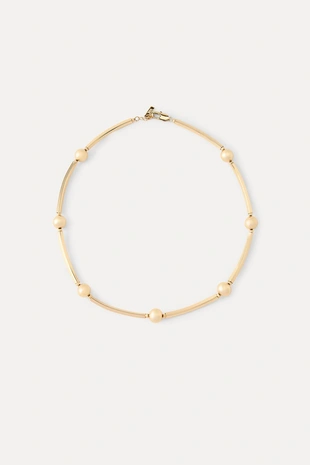 Ожерелье с металлическими деталями- Заказать в России