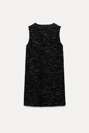 Короткое платье из рельефной ткани с бантом- Заказать в России