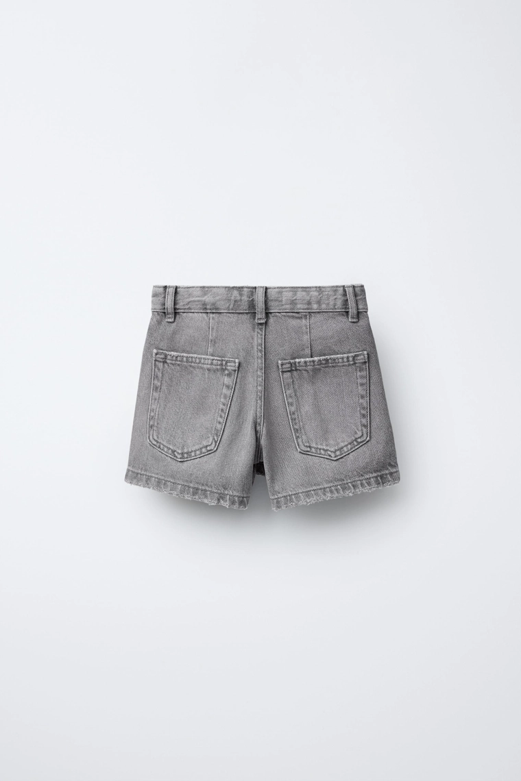 Джинсовая юбка-бермуда