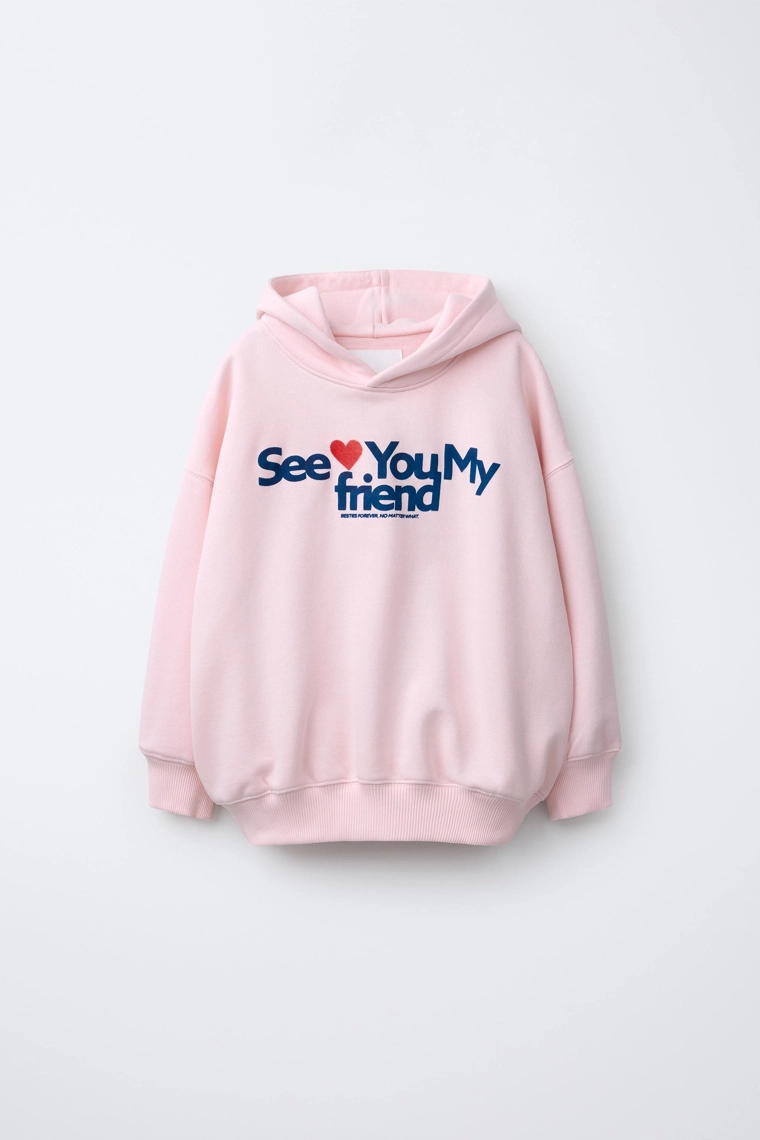 Худи с принтом сердец