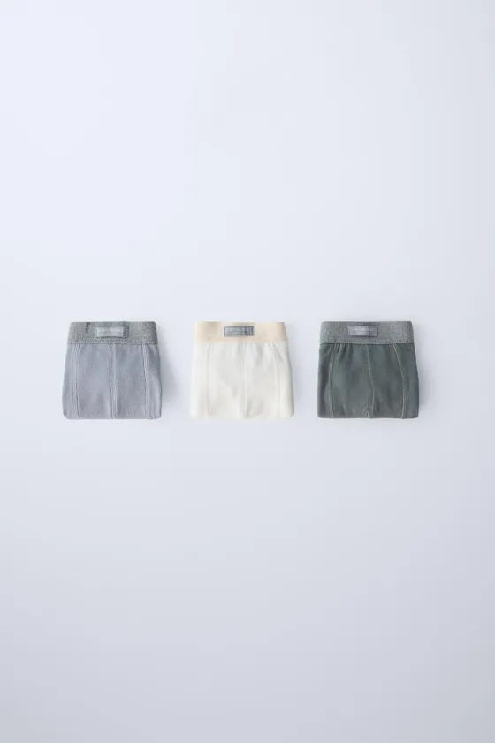 Трехпачка боксеров с ярлыком для детей 3-6 лет