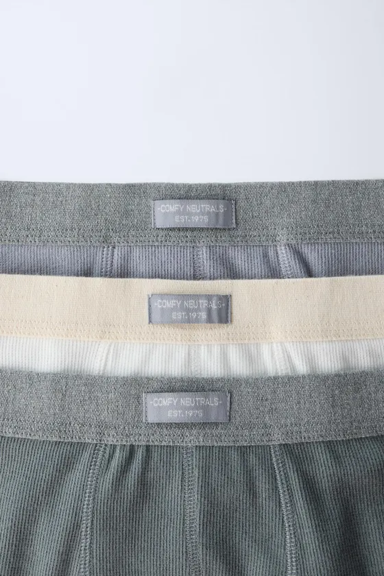 Трехпачка боксеров с ярлыком для детей 3-6 лет