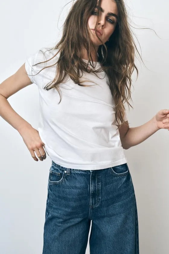 ДЖИНСЫ Z1975   С ВЫСОКОЙ ПОСАДКОЙ