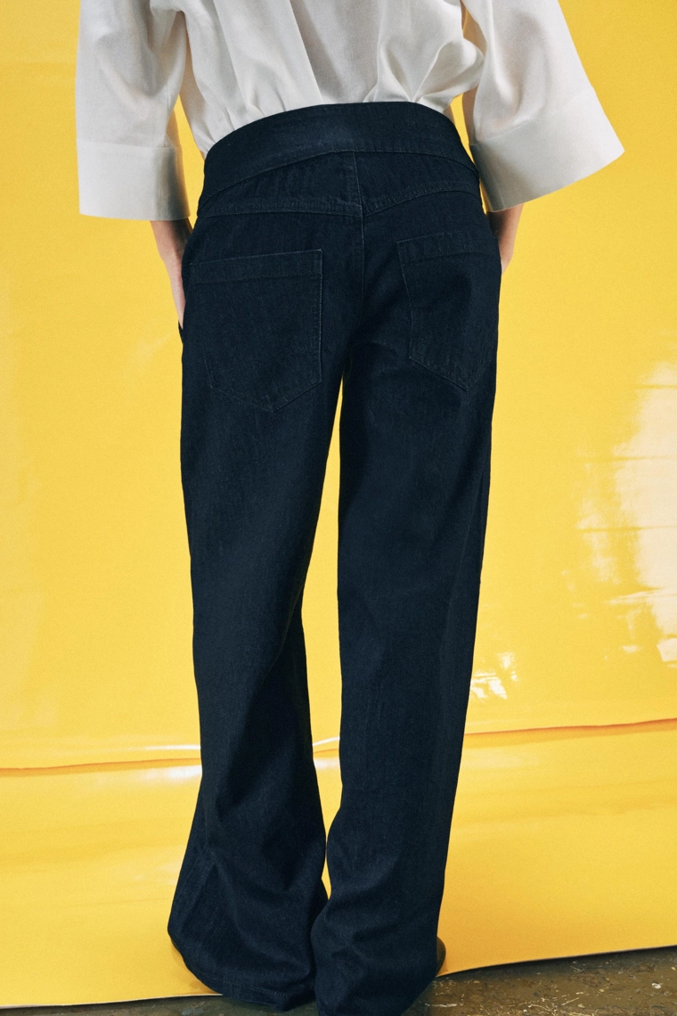 Джинсы z1975 c низкой посадкой и широкими брюками