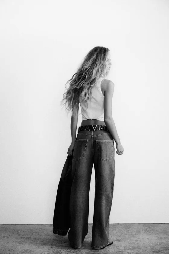 ДЖИНСЫ TRF Багги СО СРЕДНЕЙ ПОСАДКОЙ